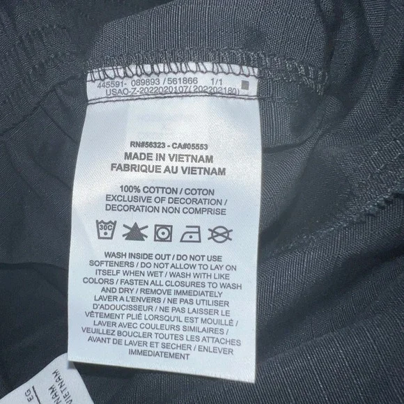 Nike Cargo Pants Mens XL Black Loose Fit Straight Leg Ripstop NWT - Picture 10 of 13